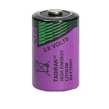 Tadiran Lithium Battery. LS-550 replacement  1/2 AA 3,6V Volt,