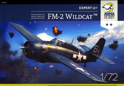 ARMA Hobby Models 1/72 GENERAL MOTORS FM-2 WILDCAT EXPERT KIT!