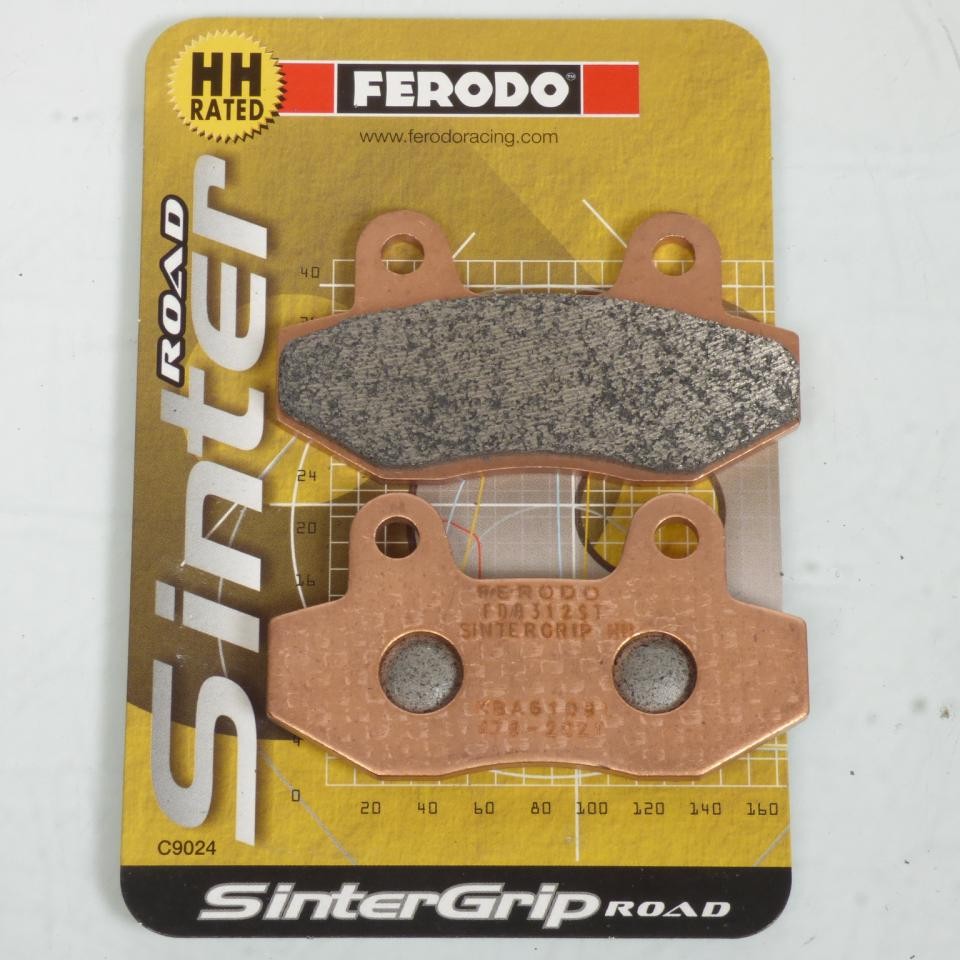Plaquette de frein Ferodo pour scooter Hyosung 125 Ms3 de 2007 à 2011 AVG AVD