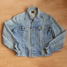 Giacca Lee 101J Rider Denim, vestibilità 38" Made in USA anni 70