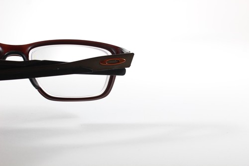 Oakley Eyewear METALINK Unisex Full Rim Plastic Brown Eyeglasses Frames - Picture 4 of 4