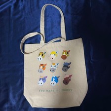 Borsa Tote Bag Animal Crossing Stampa Cavallo Naturale 14+ Cotone Stampa Personaggio