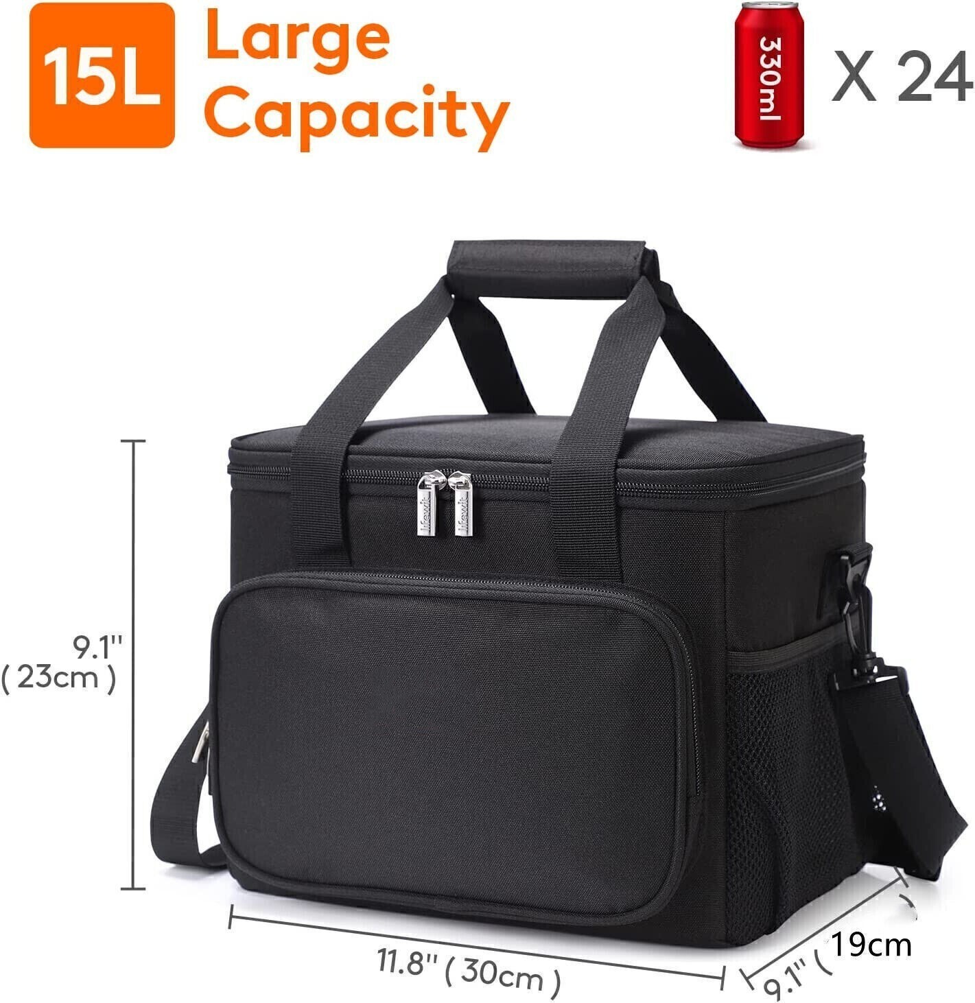 Kühltasche Picknicktasche Thermotasche Isoliertasche Lunchtasche 15L Wexggyutupi