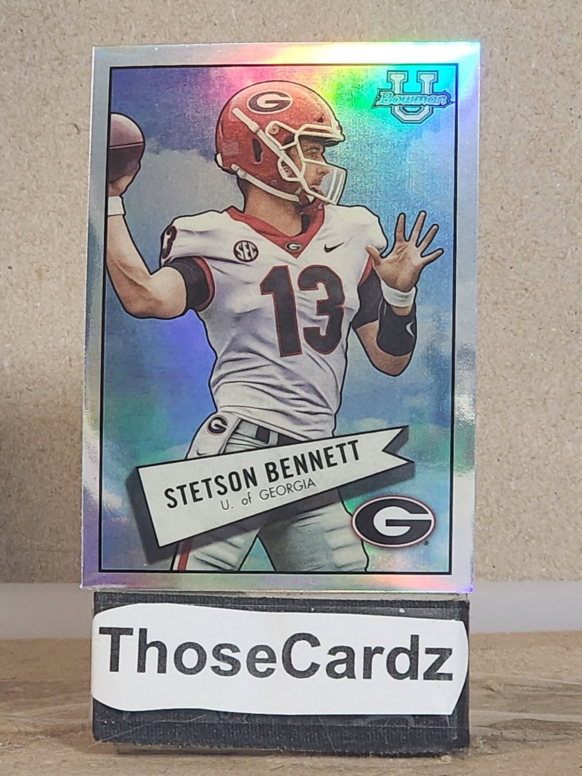 2022 Bowman University Chrome 1952 Bowman #52BF-17 Stetson Bennett