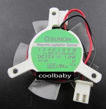   124010VM graphics card cooling fan DC 12V 1.0W 2pin #zv