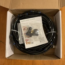 Misting System, 59FT 18M Misting Line + 28 Brass Mist Nozzles + Brass Adapter...