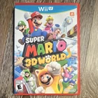 Nintendo Super Mario 3D World Multiplayer Nintendo Wii U Game w/ Case NTSC-U/C