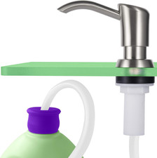 GAGALIFE Built in Counter Soap Dispenser Brushed Nickel for Kitchen Sink and E