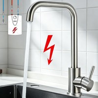 Edelstahl KüChenarmatur Niederdruck Boiler Wasserhahn KüChe 360° Mischbatterie