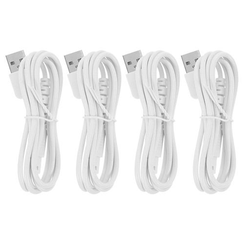 4 Pcs Zahnbürstenladekabel Tragbares Wasser -Flosser -Ersatzkabel