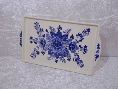 See-meuw Design Keramik Serviertablett - Vintage - 39 x 24 cm - Made in Holland