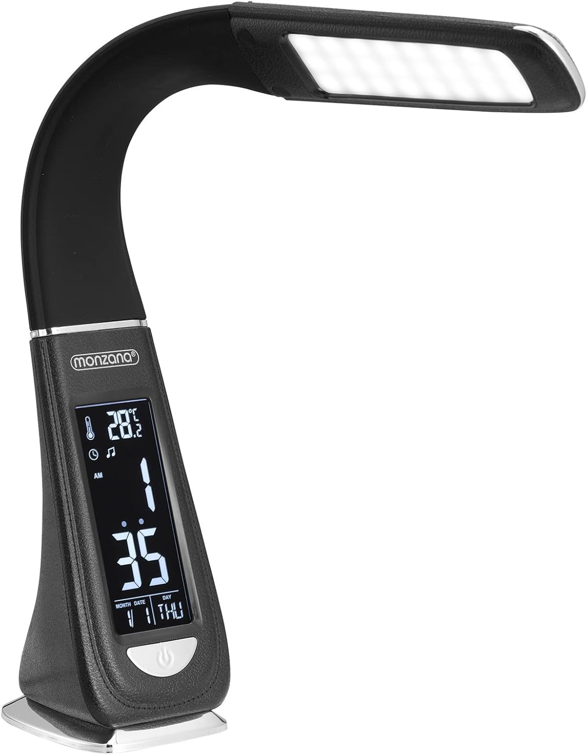 Lampada Tavolo LED Touch con Display LCD e Sveglia - Design Moderno