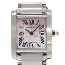 CARTIER Tank Française Sm W51028Q3 Ladies Used Watch #1221117