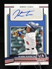 2023 Panini USA Baseball Stars & Stripes - USA 18u National Team Signatures...
