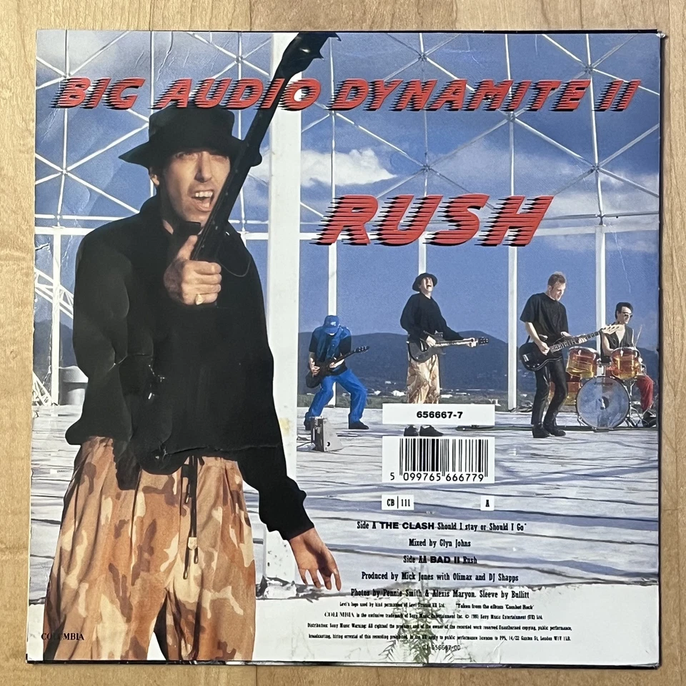 Vinyl 7" Single:  The Clash ‎– Should I Stay Or Should I Go - Bild 2 von 3