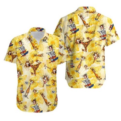 Bill The Cat Bloom County Hawaiian Shirt, Summer Shirt
