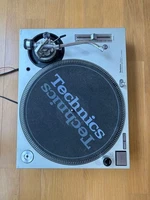 Technics SL-1200MK5 Silver Direct Drive DJ Turntable with Dust Cover, Tested
