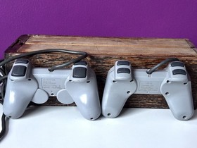 Sony PlayStation 1 PS1 Console Lot (4) UNTESTED Parts or Repair W/Controllers 