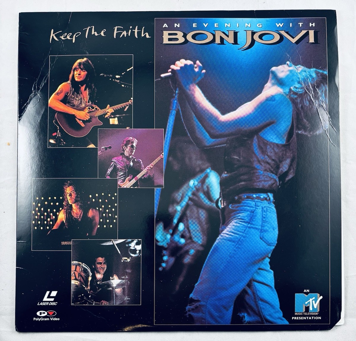 BON JOVI KEEP THE FAITH AN EVENING WITH BON JOVI LASERDISC