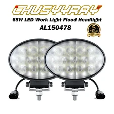 65W LED Work Light Flood Headlight AL150478 for Deere 8260R 8270R 8285R