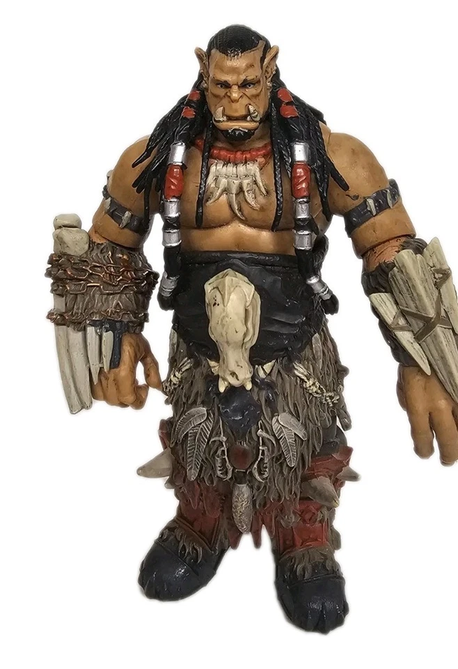 Lote de figuras de acción World of Warcraft Durotan Blackhand Orc 6" pulgadas Jakks Pacific  Foto 3 de 4
