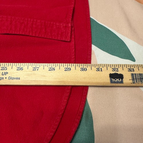 J.McLaughlin Long Sleeve Flannel Chamois Shirt Men’s XL Extra Large Red Brown - Picture 7 of 11