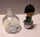 Christmas angel with bear bottle 5" tall collectible ornament decoration unique — photo 4