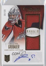 2013-14 Panini Rookie Anthology Selection Prime 10/50 Philipp Grubauer Auto 7n9