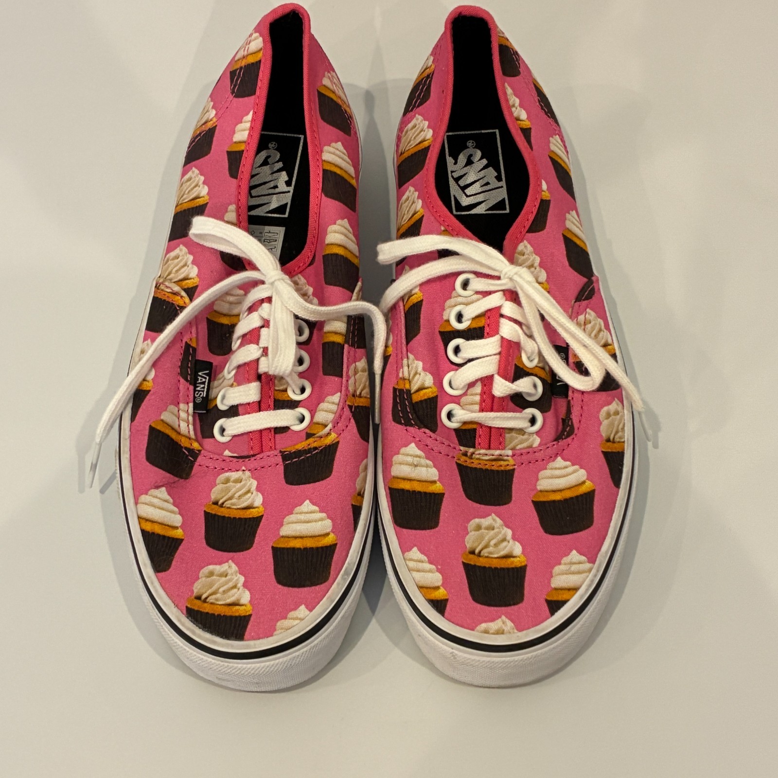 Vans Late Night Authentic Limited Edition Sneakers Pink Cupcake M 9.5 Women 11