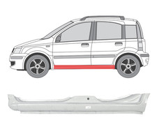 Per Fiat Panda 2003-2012 4 Porte Soglia Lamiera di Riparazione/Sinistra