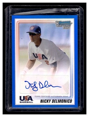 Delmonico, Nicky - 2010 Bowman Chrome - Autograph - 43/99