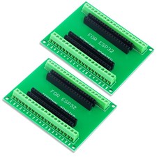 2pcs ESP32 Breakout Board GPIO 1 into 2 for 38PIN No Mounting Hole Version ES...