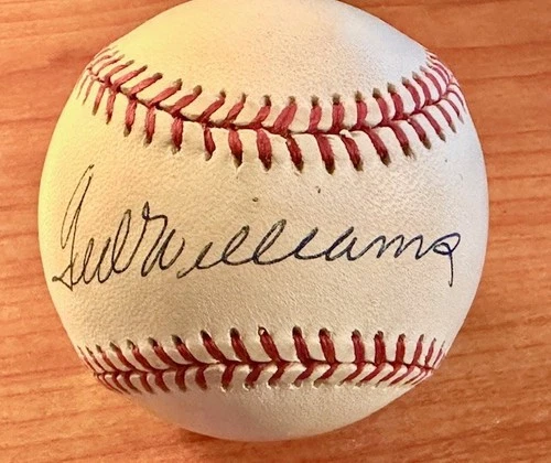 Ted Williams! - Autographed AL Baseball – Official Bobby Brown ball - Must have!