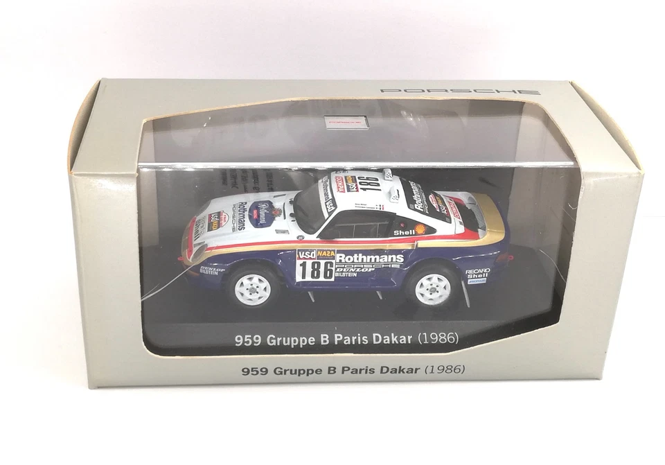 ⭐️MINICHAMPS PORSCHE 959 Gruppe B Paris Dakar 1986 - Box Porsche Offroad 1/43⭐ - Photo 2/4