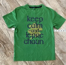 GYMBOREE GREEN BOYS CLOVERLEAF LEPRECHAUN S/S TEE 10/12