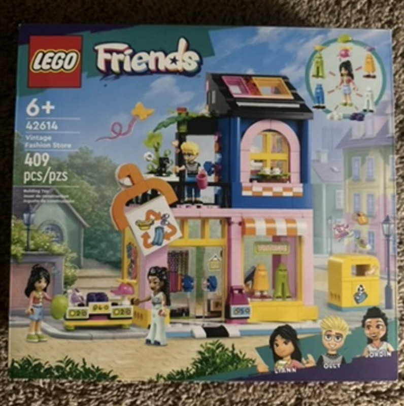 LEGO Friends Vintage Fashion Store 42614 Set 409 pcs Ages 6+ Boxed Retired Set