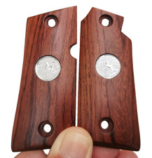 Beautiful wood Grips for Colt Mustang Pocketlite 380 Custom Rosewood Nice Gift 4