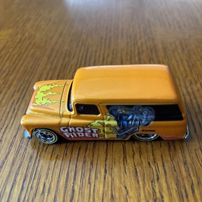 Hot Wheels Pop Culture Marvel Ghost Rider  55 Chevy Panel Diecast