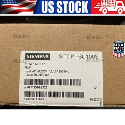 New in box Siemens 6EP1334-2BA20 Sitop PSU100S Power Supply 6EP13342BA20