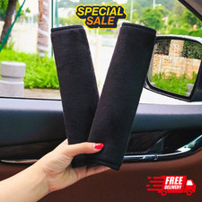2 x Car Seat Belt Cover Pads Car Safety Cushion Covers Strap Pad For Adults Kids