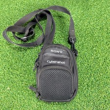 Sony Cyber shot Camera Pouch Case Bag Black Nylon LCS CSD