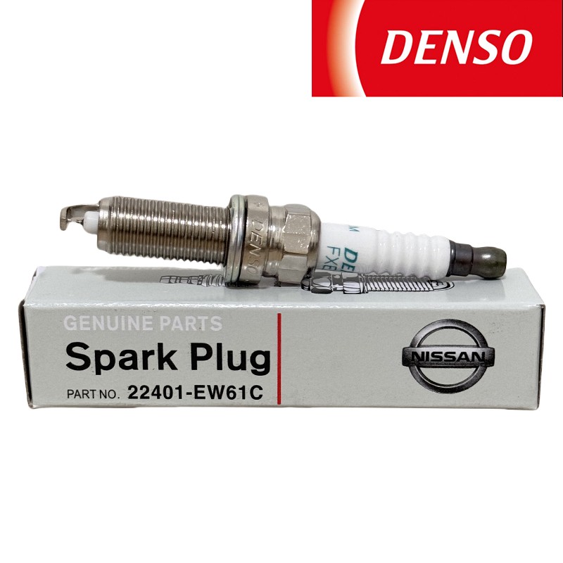 Set of 4 Denso 22401-EW61C Dual-Iridium Spark Plugs for Nissan Infiniti