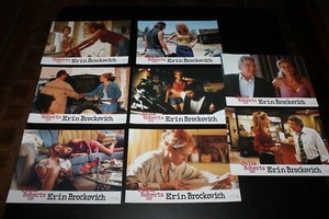 ERIN BROCKOVICH Lobby Card Set German Julia Roberts, Albert Finney