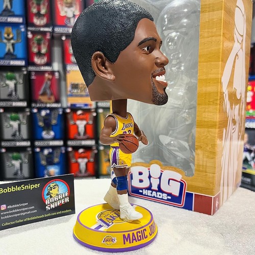 MAGIC JOHNSON Los Angeles Lakers Bighead #144 Exclusive NBA Bobblehead - Picture 4 of 8
