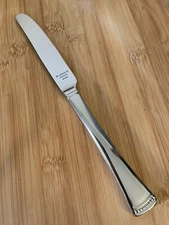 Lenox 18/10 Stainless COLINGTON CREEK Flared Beaded Tip DINNER KNIFE 9" NEW