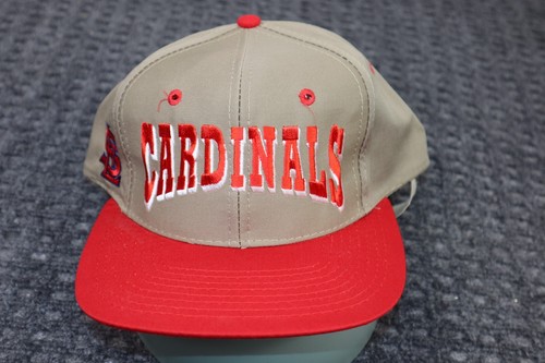 Gorra de colección de los Cardenales de San Luis Drew Pearson espalda a presión sarga roja arco sombra - Imagen 3 de 12