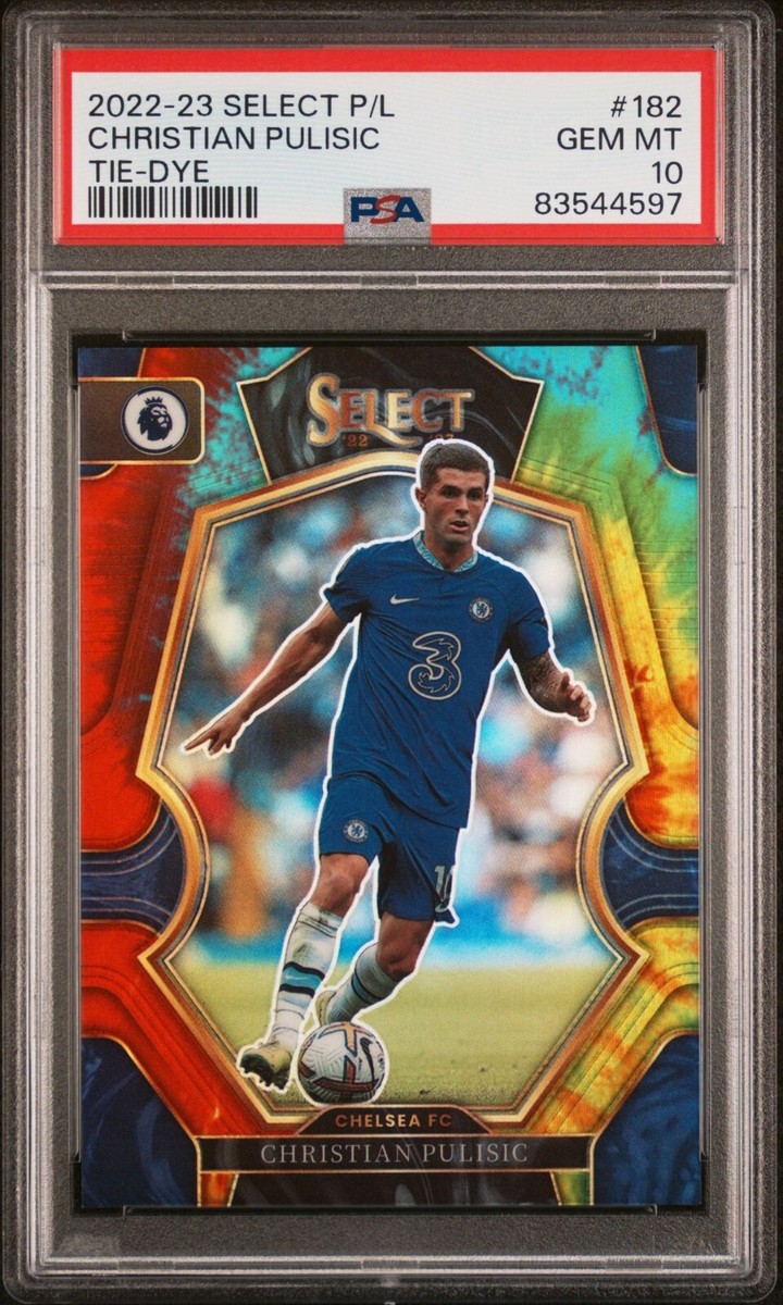 Christian Pulisic 2022-23 Panini Select PL Tie-Dye Prizm /49