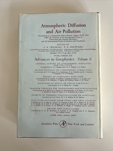 Vintage 1962 Physics Of The Upper Atmosphere by Ratcliffe (Cavendish) HC DJ - Picture 2 of 24