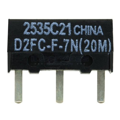 2x OMRON D2FC-F-7N(20M) Mikroschalter Microswitch Maustaster Maustaste Ersatz - Bild 2 von 2