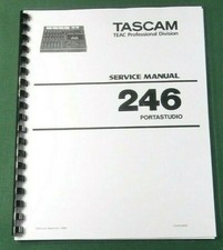 Tascam 246 Service Manual: 64 Pages with Protective Covers 
